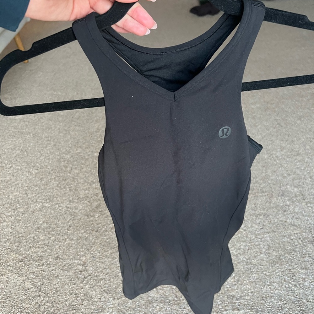 lululemon athletica Black Tank Top
